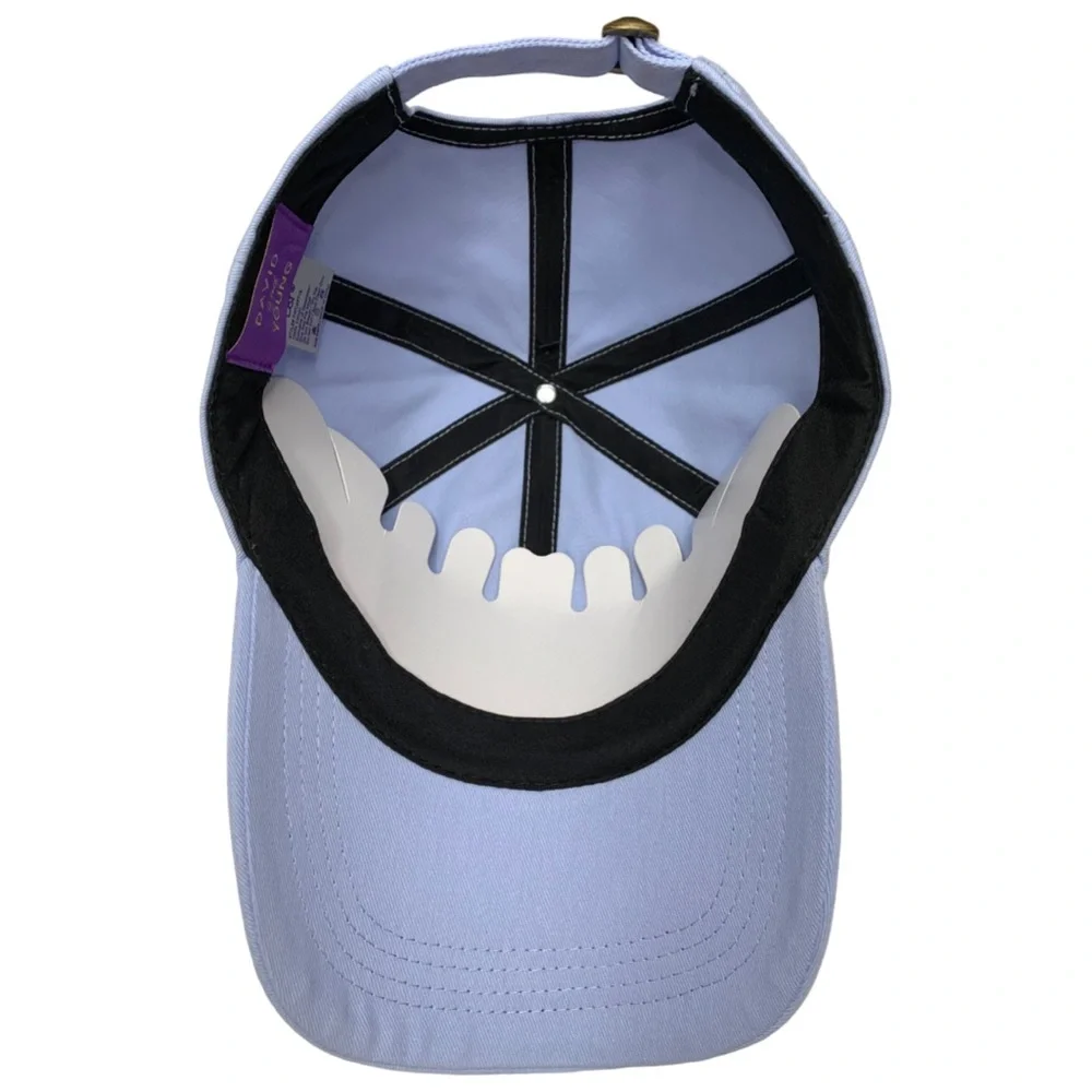 New David and Young Blue Rose All Day Embroidered Baseball Cap Hat